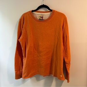 Huckberry Relwen Thermal Crew Orange Size XL